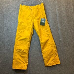 NWT Burton Formula Snowboard Ski Pants Bright Yellow Women Size L Phantom Pants